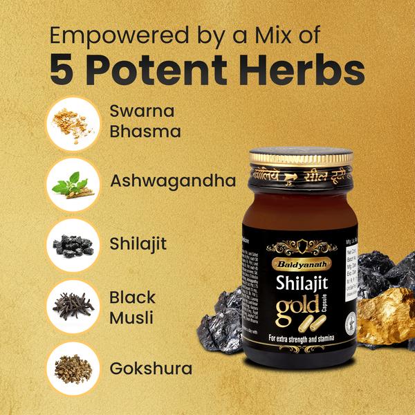 Baidyanath Shilajit Gold Capsule 20's - Image 5