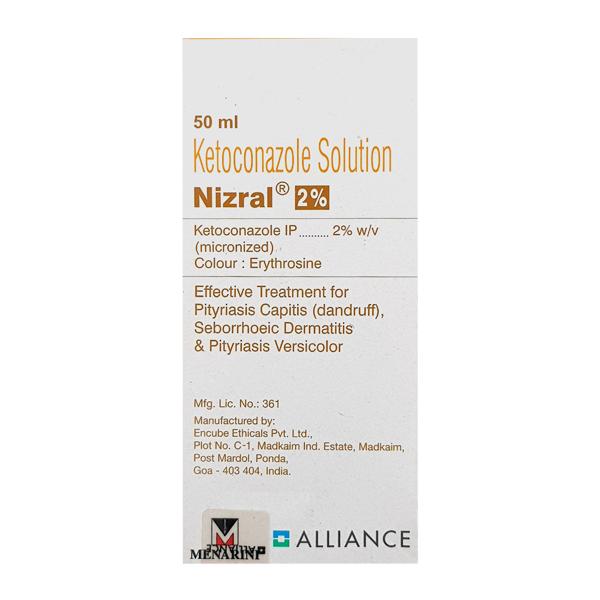 Menarini India Nizral 2% Solution 50ml - Image 1