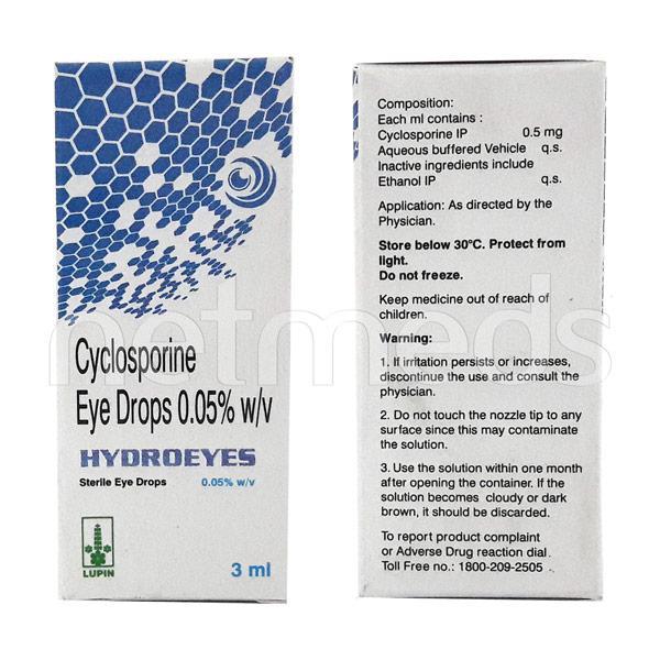 Hydroeyes 0.05% Eye Drop