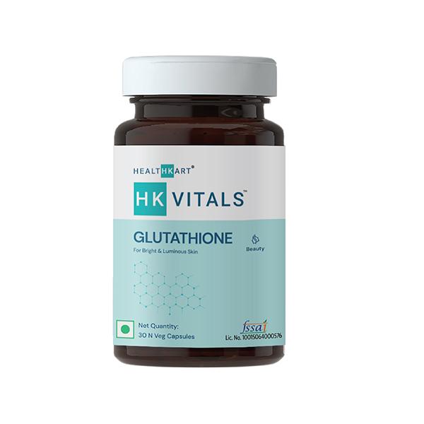 hk vitals glutathione benefits Buy HealthKart Veg Capsule 30's Online at Best Price anti pigmentation drink BUNDLE:2 BOXES + FREE GIFT + FREE 1 24KARAT Best Naturals Glutathione Reduced