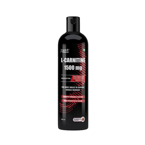 Buy Healthvit L-Carnitine 1500 mg Liquid - Watermelon Flavour 450 ml Online at Discounted Price