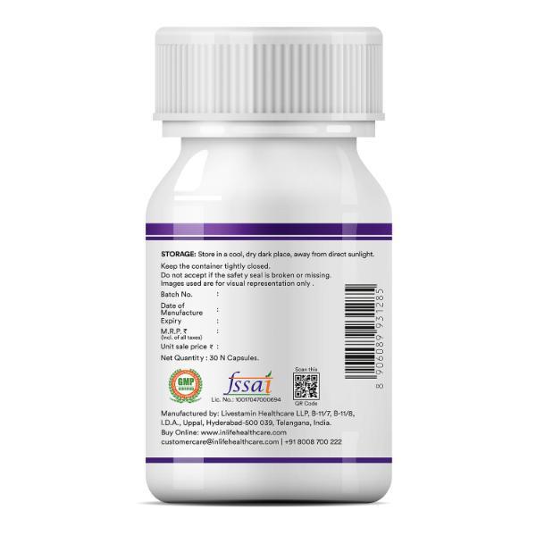 Buy INLIFE Glutathione Reduced Vegetarian Capsules 30's Online at Discounted Price