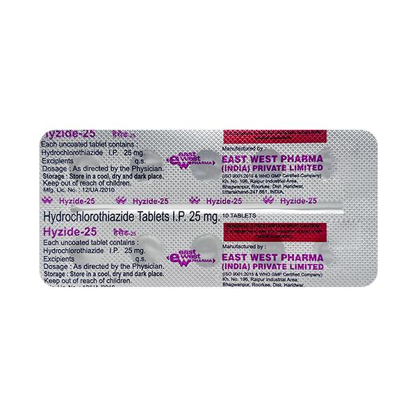 Hyzide 25mg Tablet