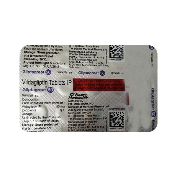 Gliptagreat 50 Tablet