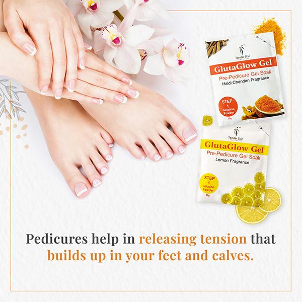 Buy Glutaglow Glutathione Pedicure for Refreshing Moisturizing and Rejuvenating Feet 5 in One Pack 1's Online at Discounted Price
