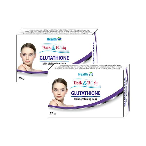 Healthvit Bath & Body Glutathione Skin Lightening Soap 2's