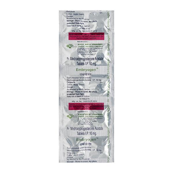 Embryogen 10mg Tablet