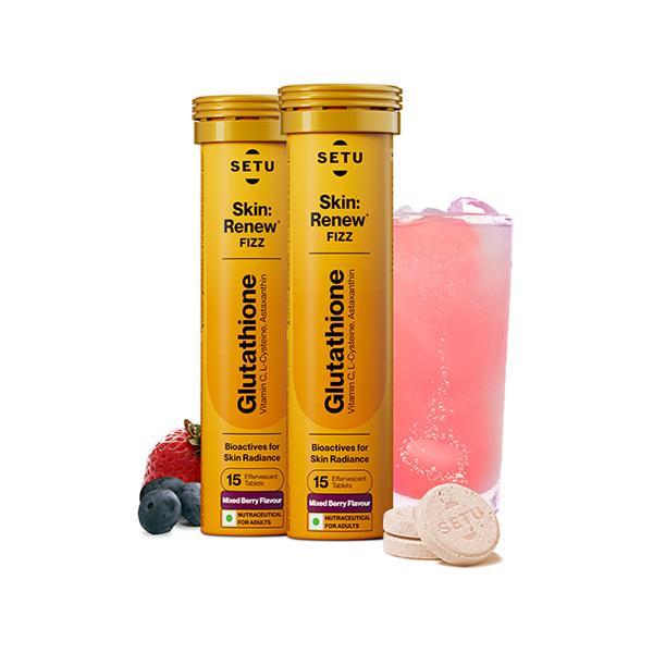glutathione fizz Setu Skin Renew VegCaps:30 ct GHK-Cu Peptide Therapy Brea, beauty-supplement