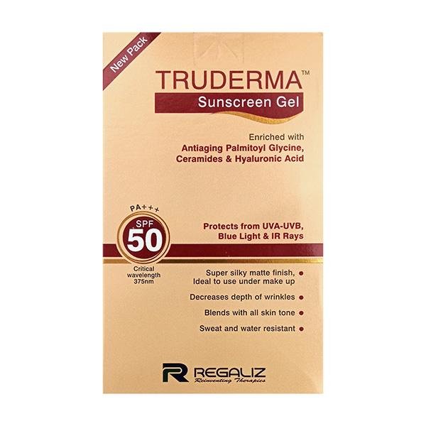 Regaliz Medicare Ltd Truderma SPF 50 PA +++ Sunscreen Gel 50g - Image 1