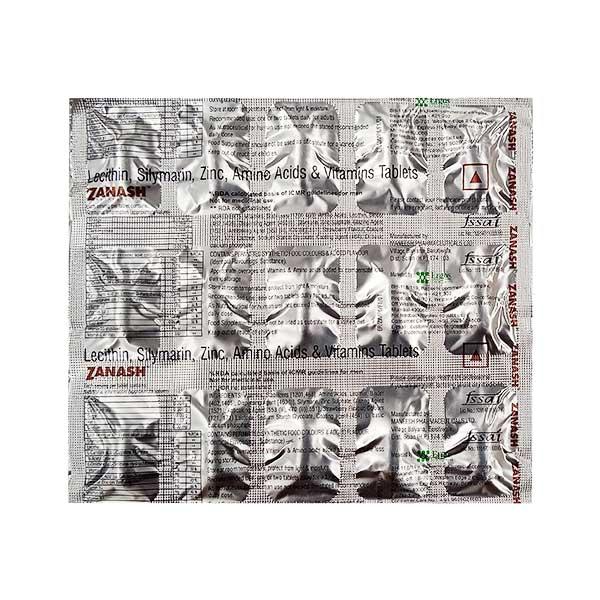 ZANASH Tablet 15's Price, Uses, Side effects, Substitutes