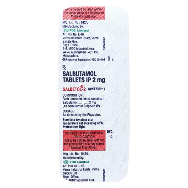 Salbetol 2 Tablet