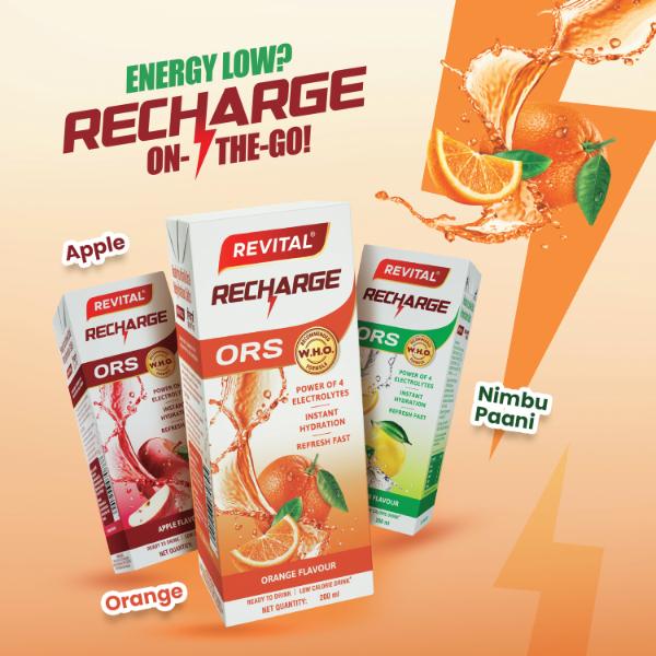 Revital Recharge ORS - Orange Flavour 200 ml - Image 10
