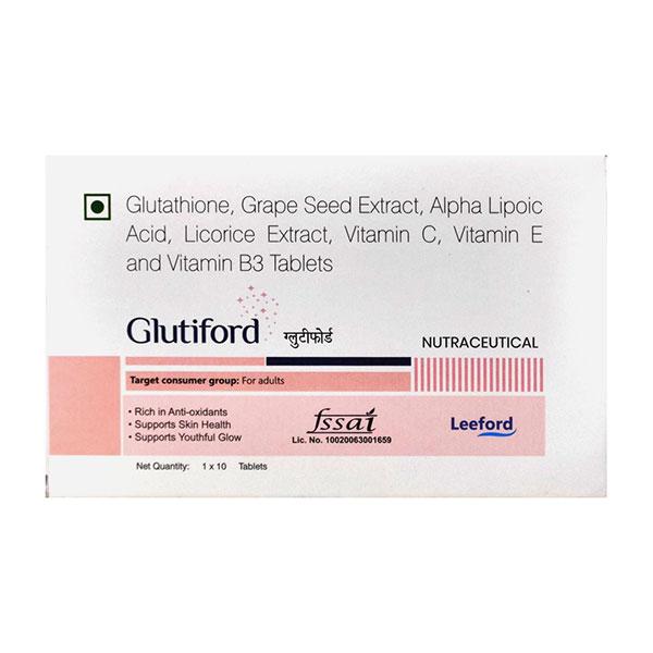 GLUTIFORD Tablet 10's Price, Uses, Side effects, Substitutes