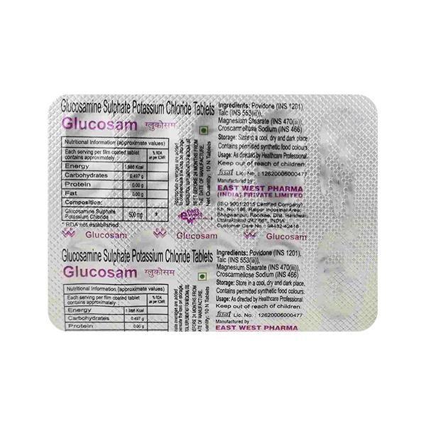 Glucosam 500mg Tablet