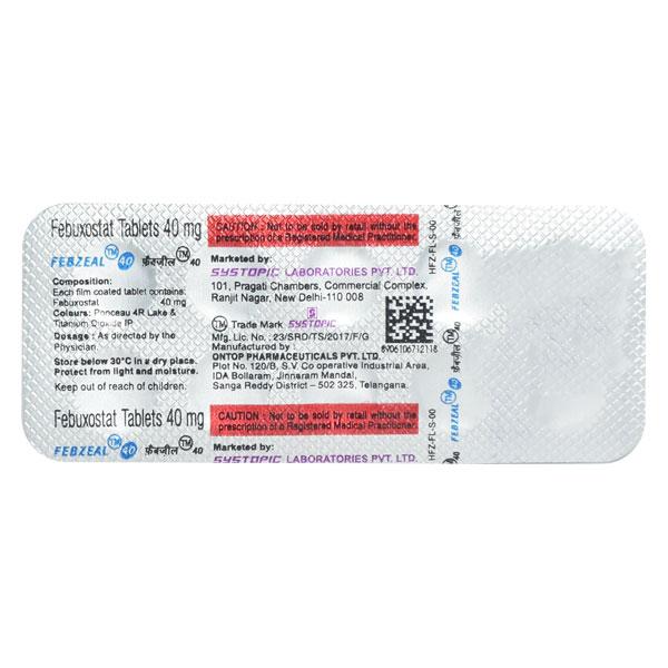 Febzeal 40 Tablet