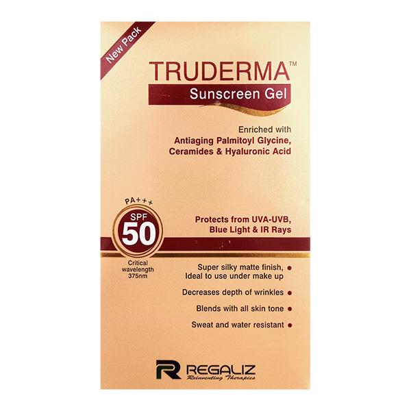Regaliz Medicare Ltd Truderma SPF 50 PA +++ Sunscreen Gel 50g - Image 4
