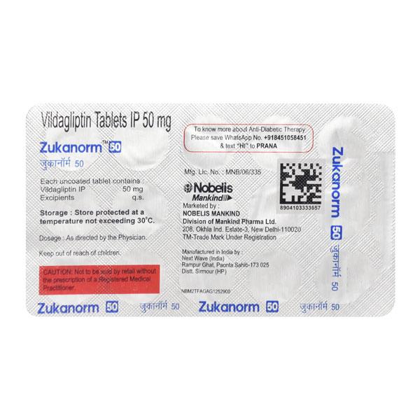 Zukanorm 50 Tablet