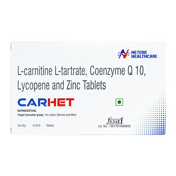 l carnitine l tartrate ubidecarenone zinc lycopene tablets CARHET Tablet 10's Price, Uses, Side effects, Substitutes variants:1 vial Buy Epithalon Peptide Vial intense hydrating