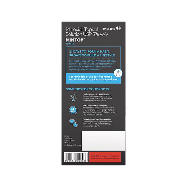 MINTOP FORTE 5% Hair Regrowth Solution 60ml - Image 5