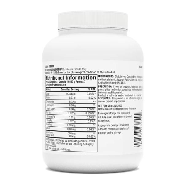 Buy GNC Glutathione 500 mg Capsule 60's Online at Discounted Price