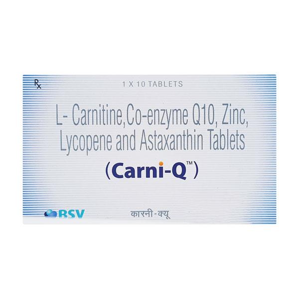 coenzyme q10 & l carnitine tablets india Carni Q Tablet 10'S Price, Uses, Side effects, Substitutes Cellular Renewal Glow On-The-Go Beauty Bag, Pack:30