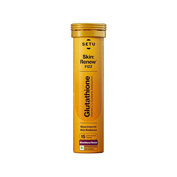 vitamin c with glutathione and l cysteine Setu Skin Renew Size:12 Liquid Packets probiotic coffee If a serum smells