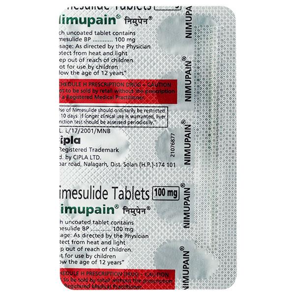 Nimupain Kid 50mg Tablet