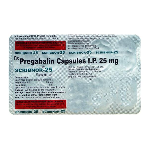 Scribnor 25mg Tablet