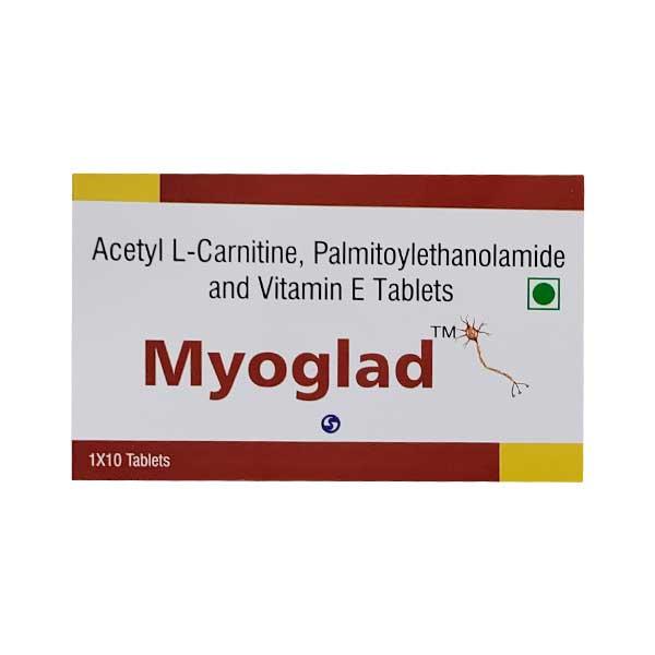 MYOGLAD Tablet 10's Price, Uses, Side effects, Substitutes