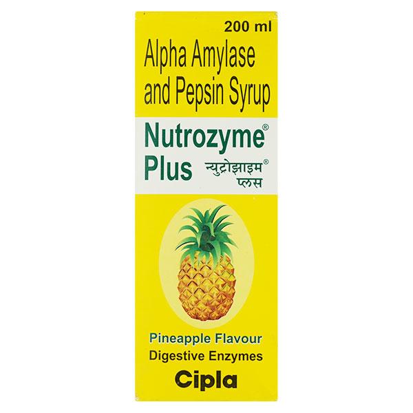 NUTROZYME PLUS PINEAPPLE FLAVOUR Syrup 200ml : Uses, Side Effects, Price | Netmeds