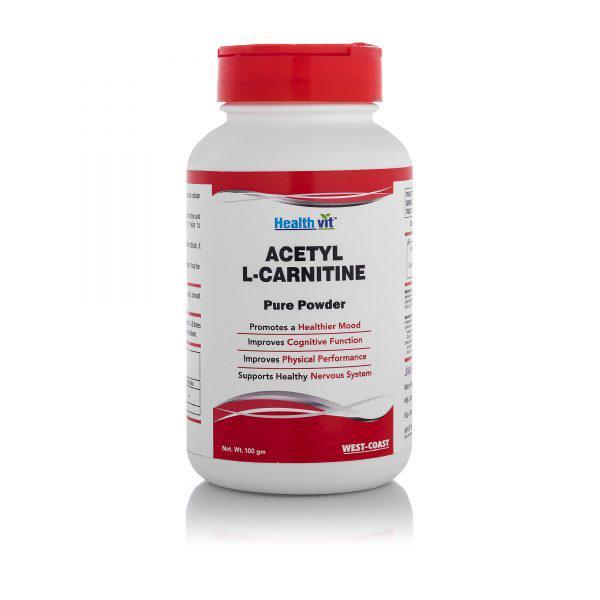 100 pure acetyl l carnitine HealthVit L-Carnitine Powder gm online at best price-General Health Weight:140g Prost Vitamin B1 + Single product