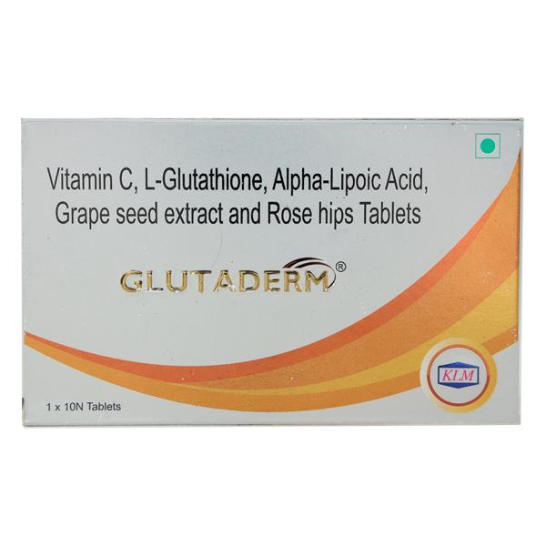 GLUTADERM Tablet 10's Price, Uses, Side effects, Substitutes