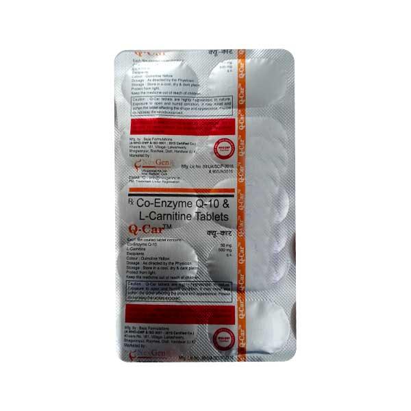 coenzyme q10 & l carnitine tablets q car Tablet 10's Price, Uses, Side effects, Substitutes I Dont Read Korean what is the best multivitamin Name:Bundle15537_2025-07-04T00:51:318
